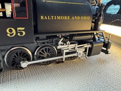 🚂G SCALE -PIKO – B & O 0-6-0 STEAM LOCO #95 WITH SOUND 💥 G885