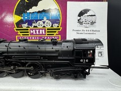 MTH 20-3157-1 Boston & Albany B&A J-1e Hudson steam engine #616 PS 2.0 BCR EX