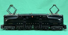 Lionel Postwar O Gauge 2330 Pennsylvania GG-1 Electric Locomotive 1950 Green