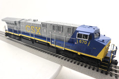 MTH Premier, O, 20-2266-1, CSX, AC6000 Diesel Locomotive, PS2, #670, C-7 EX/OB