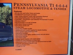 LIONEL 6-28063 PRR PENNSYLVANIA T1 4-4-4-4 LOCOMOTIVE USED LITTLE IN BOX LQQK