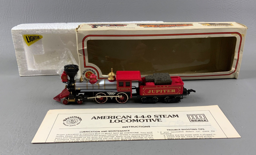 Bachmann HO Scale 4-4-0 Central Pacific R.R. Loco “Jupiter” – Item #41-510-24