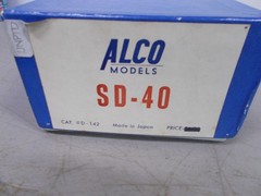 ALCO # D-142 ~ BRASS ~ EMD SD-40 POWERED LOCOMOTIVE~NOS-RUNS GOOD~HO SCALE
