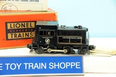 LIONEL NO 41 U.S. ARMY SWITCHER ENGINE FROM 1955-1957. TESTED-VERY GOOD COND IB.