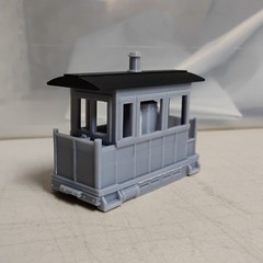 On18 12ft STEAM TRAM LOCO #1 kit for Kato 11-109/105 chassis. RESIN 3D Print.