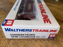 HO WALTHERS TRAINLINE 931-114 GP9M LOCOMOTIVE CANADIAN PACIFIC CP RAIL 1522
