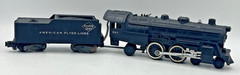 Gilbert American Flyer S Gauge #307 Atlantic Locomotive & Tender – 1954-57 EXC