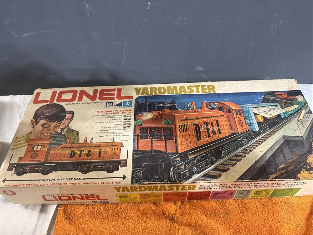 Lionel Train Set DT & I 8111 “Yardmaster”Gen. Mills Untested No Track/ 1 Car