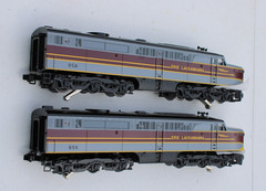 O-Gauge – Lionel Erie Lackawanna PA1 AA Diesel Engine Pair 6-18116