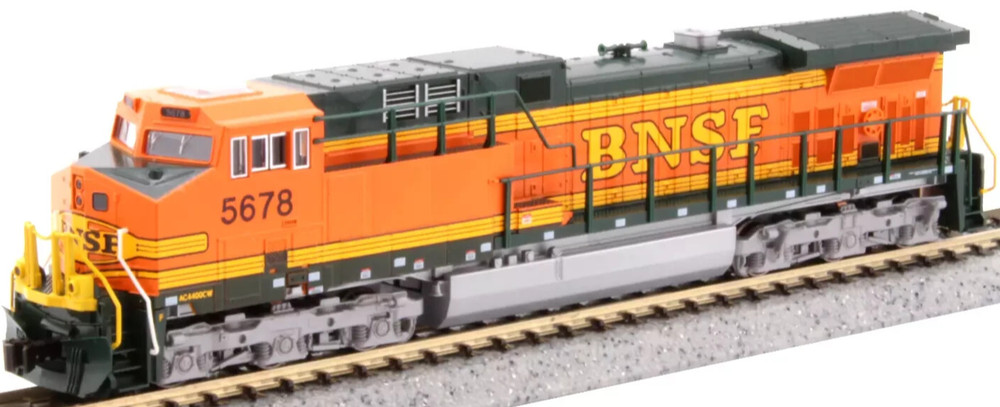 KATO 1767115 N Scale GE C4400CW BNSF LOCOMOTIVE #5678 DC, DCC READY 176-7115