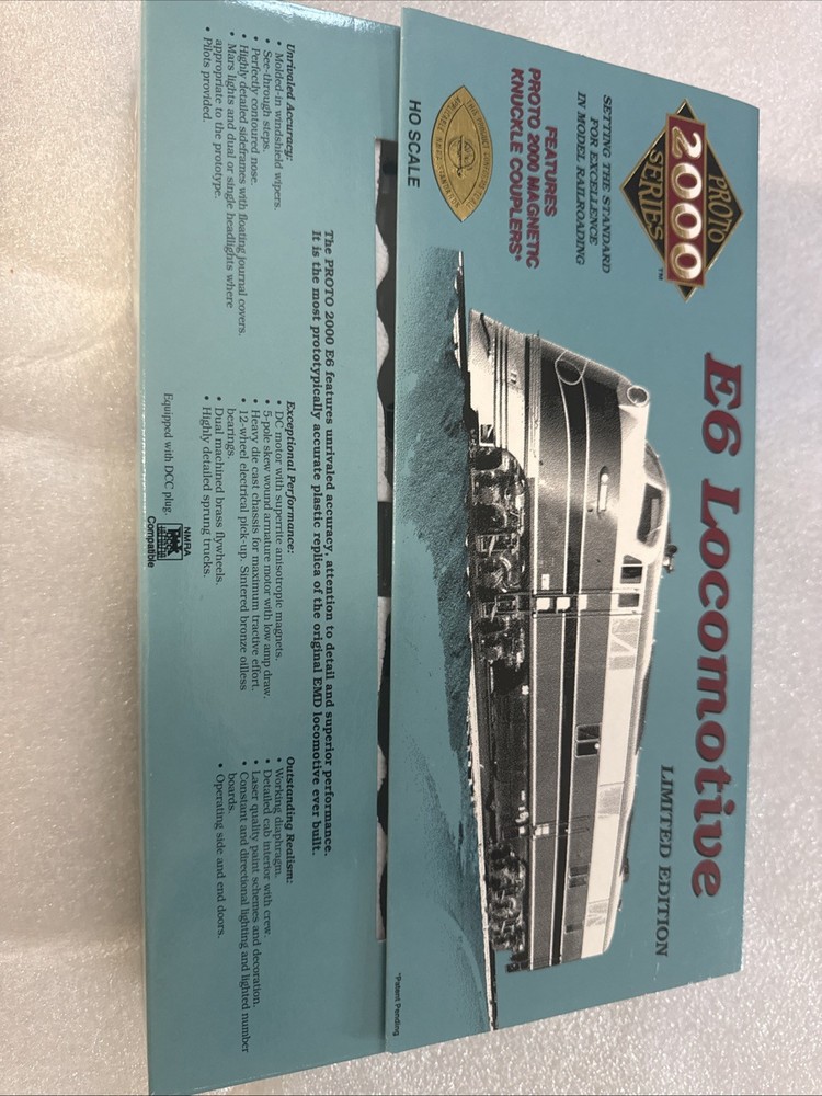 PROTO 2000 HO-SCALE E6 AT&SF SANTA FE #15 DIESEL LOCOMOTIVE, DCC READY