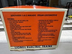 Lionel 6-18018 O Gauge Southern 2-8-2 Mikado Steam Locomotive & Tender #4501 C-8