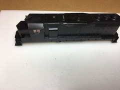 Unmarked Diesel Locomotive Shell ONLY HO Scale Trains