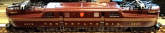 Weaver O BRASS Pennsylvania Tuscan Red GG-1 Electric Locomotive #4876 – 3 Rail