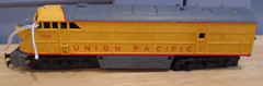VINTAGE AHM TEMPO HO SCALE UNION PACIFIC #1041 DIESEL MOTOR RUNS NEEDS PARTS