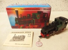 MARKLIN MINEX 3400 Steam Locomotive HO Gauge Model Train with Box Not tested
