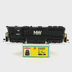 CUSTOM HO Atlas 7037 Norfolk Western GP40 Diesel Locomotive NW #1338 TESTED