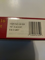 E-R Models N Scale RF-16 Sharknose Powered A & B Set B & O #857 NEW