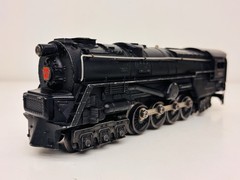 Lionel Postwar 6-8-6 Steam Turbine 681 w/ PRR Whistle Tender 2046W-50 Orig Boxes