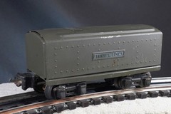 Lionel Postwar O/O27 Olive Drab Lionel Lines Tender Non-Whistle Orig (NJL030384)