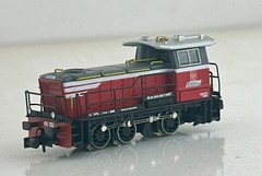 Pirate PI2045 D245 2252 With Rods, Mercitalia Livery Shunting Scale N 1/160