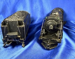 Lionel 726 2-8-4 Berkshire 1948 Model/2426W Semi-Scale 12 Wheel Diecast Tender