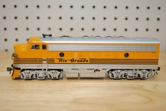 Bachmann/MTH Rio Grande #5562 F9-A Diesel Locomotive HO Custom