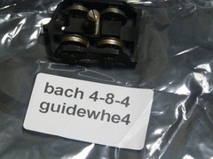 Ho Bachmann steam locomotive 4-8-4 GS4 Daylight rear guide wheels