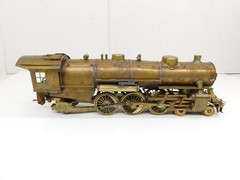 STEAM LOCOMOTIVE 2 RAIL 4-6-2 BRASS O SCALE IMP PACIFIC LOCOMOTIVE “ONLY”