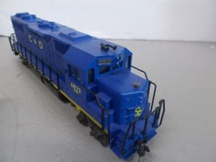 ATLAS # 7064 ~ CHESAPEAKE & OHIO GP-38 POWERED LOCOMOTIVE # 4823~HO SCALE