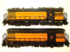 377/378 American Flyer Texas & Pacific GP-7 Diesel Engines [Lot WW10-D81]