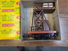 LGB 3530 CATENARY MAINTENANCE CAR PRE OWNED EARLY YELLOW BOX G SCALE 1:22.5