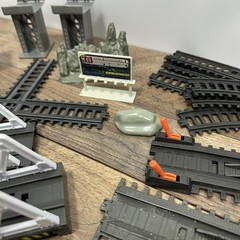 Trans Euro Express Jakks Pacific 2012 Model Train & Track & Accessories 50+ Pcs