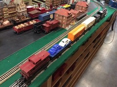 MARX – Locomotive and 4 Freight Car 0 scale