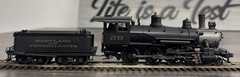 Gem Models HO Brass #GN-108 Ten Wheeler Maryland & Pennsylvania 4-6-0 #28 Tested
