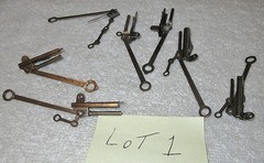 AMERICAN FLYER LOT #1 POSTWAR ASSORTED S GAUGE SIDERODS,ORIGINALS