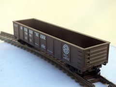Vintage AHM HO Alco Century 424, Model Power HO 40′ Gondola 8501. OVP.