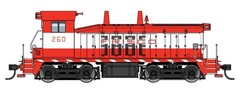 Walthers ~ HO Scale ~ EMD NW2 Phase V ~ Frisco SLSF #260 ~ DC Version ~ 10-10625