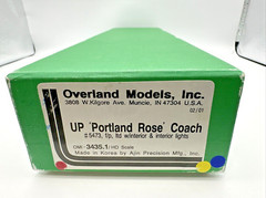 OVERLAND 3435.1 HO BRASS UP ‘PORTLAND ROSE’ COACH #5473 – New in box