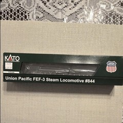 KATO Union Pacific FEF-3 #844 N Scale 4-8-4 Steam Locomotive w/ Light DCC