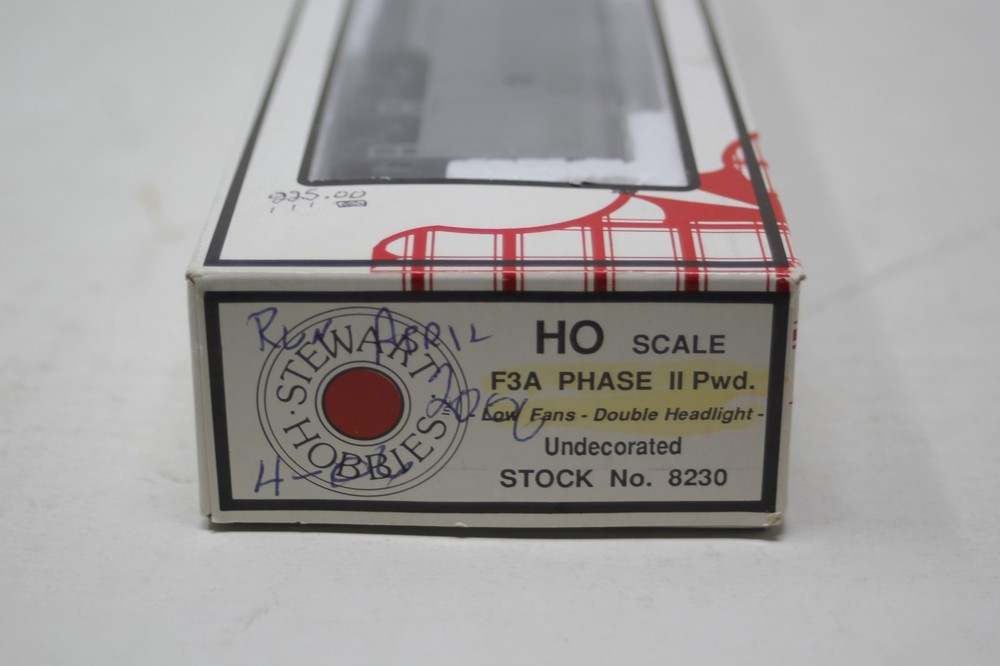 Stewart Hobbies – Undecorated EMD F3A Locomotive – Extra Details