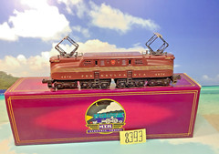 MTH 5101-L PRR Tuscan Scale GG-1 Electric Locomotive # 4876 OB