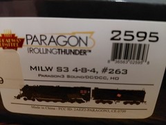 Broadway Limited Imports Paragon 3, Milwaukee Road S3 4-8-4 W/DccSound