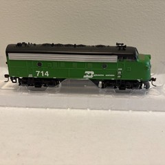 HO Athearn RTR 80321 Burlington Northern BN #714 F7A Runs Good Light Works DC