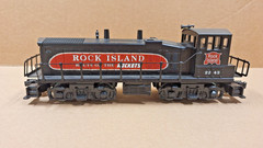 K-Line O Scale Rock Island 2243 MP-15 EMD Switcher Locomotive Diesel Engine