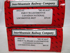 Intermountain HO Scale CN Canadian National F7 AB Diesel Locomotive Set DCC Rdy