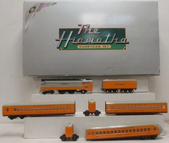 LIONEL O GAUGE # 51000 HIAWATHA 1ST REPRODUCTION TINPLATE SET~COMPLETE RATED C-9