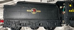 Vintage Wrenn 48073 British Railways Steam Locomotive & Tender Made England