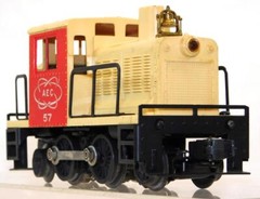 Postwar Lionel #57 Atomic Energy Commission Vulcan Switcher 1959-60 Runs AEC