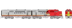 Rapido ~ HO Scale ~ EMD FT A+B ~ Santa Fe AT&SF #167B + 167C ~ DC ~ 053002